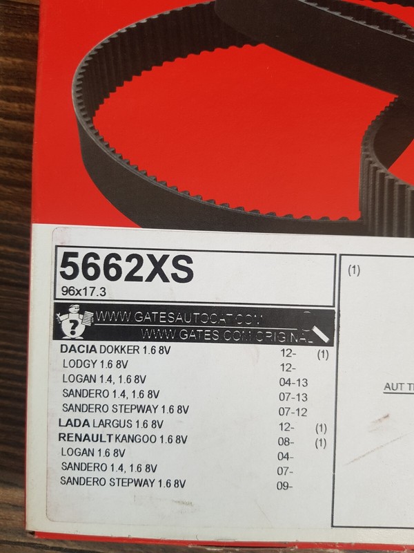 Courroie De Distribution Gates 5662xs