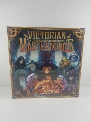 Victorian Masterminds Board Game CMON by Bauza & Eric Lang New Sealed Box Damage