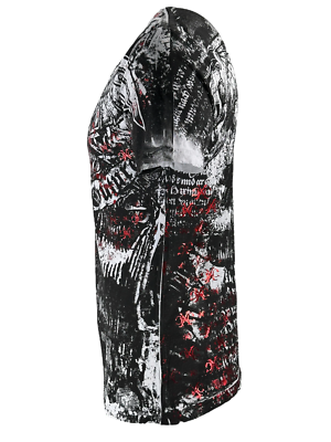 Xtreme Couture By Affliction Men's T-shirt Combatant Skull Biker S-5XL