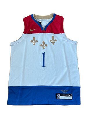 Nike Zion Williamson Pelicans City Edition Swingman Jersey Boy's Size Medium 