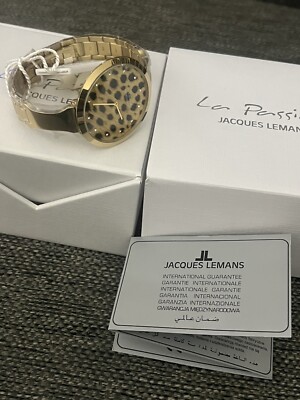 Jacques Lemans Watch LP-115J with Original Box & Warranty La Passion Model