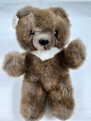 12'' VINTAGE RUSS BERRIE BENNINGTON BROWN TEDDY BEAR STUFFED ANIMAL PLUSH TOY