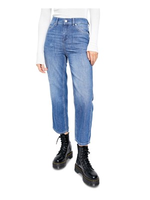 

Женские синие джинсы с потертостями FREE PEOPLE, Синий, OB985403