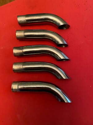 CHINESE -  WEBASTO DEISEL HEATER 25MM EXHAUST END TUBE  FINISHER STAINLESS 316