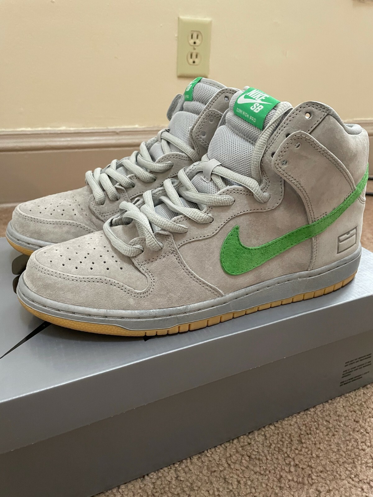 dunk high silver box