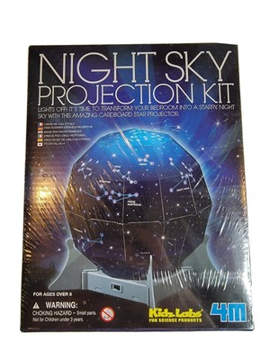 BRAND NEW Starry Night Sky Cardboard Projection Kit Kidz Labs Fun Science