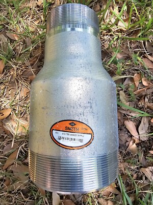 Swage Nipple Concentric Reducer STD S40 6'' x 4'' Threaded