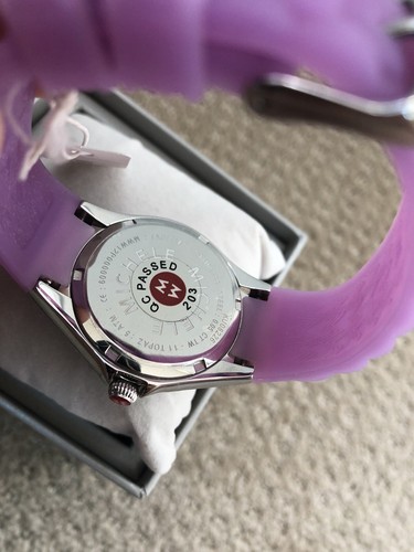 Pre-owned Michele (on Sale)  Jelly Bean Small Face Mww12p000009 Watch