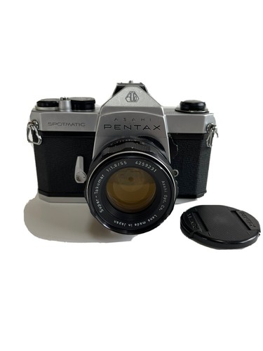 ASAHI PENTAX SPシルバーAuto-Takuma55mm f1.8 中古】 アサヒペンタックス SP シルバー 55mm F1.8 セット