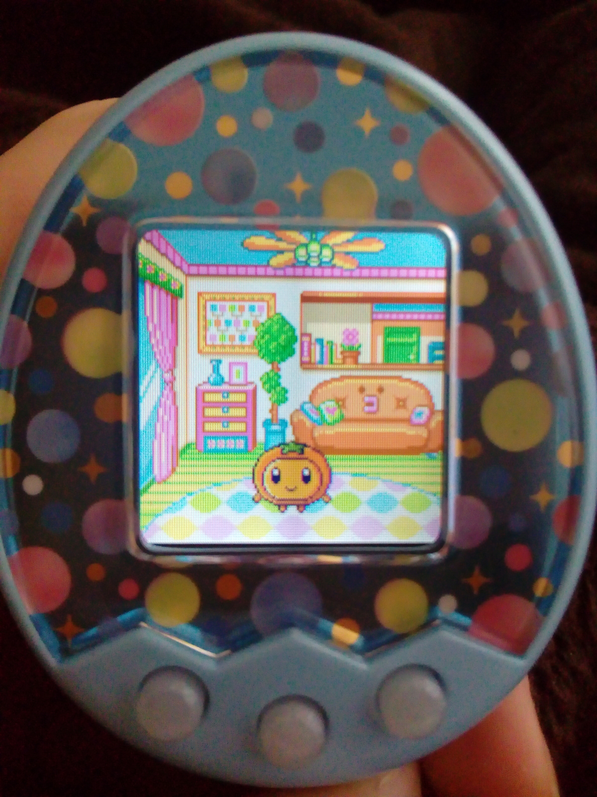 Tamagotchi × M!X Melody Mix Version Blue Color Bandai