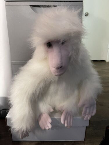 Circus Circus Large Plush White Monkey Las Vegas Soft Toy NEW With Tag 18” Huge