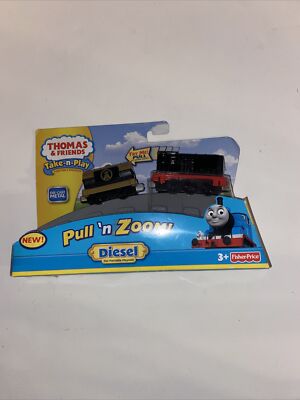 Fisher-Price Thomas train Take-n-Play Pull n' Zoom Diesel Engine & oil tanker
