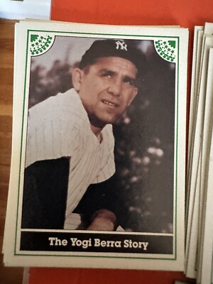 1983 ASA THE STORY OF YOGI BERRA COMPLETE  12 CARD LOT  pack fresh   