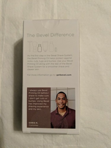 Bevel Shave System Priming Oil