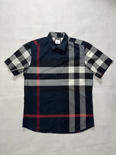 良品✨Burberry テーラード 銀ボタン リネン L チェック メンズ 黒 BURBERRY LONDON テーラードジャケット ノバチェック メンズ