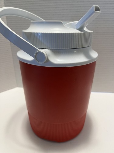 Jug. 1/2 Gallon.1502. Red With Spout & Handle.