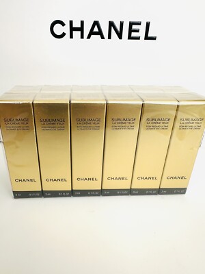 Chanel Sublimage La Creme Yeux Eye Cream 3ml each, 2023 Bath (12pcs/Value $696)