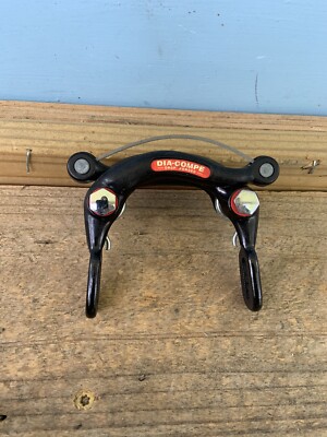 Black NOS Dia-Compe 610 Drop Forged Center Pull Brake-No Pivot Bolts-Japan BMX