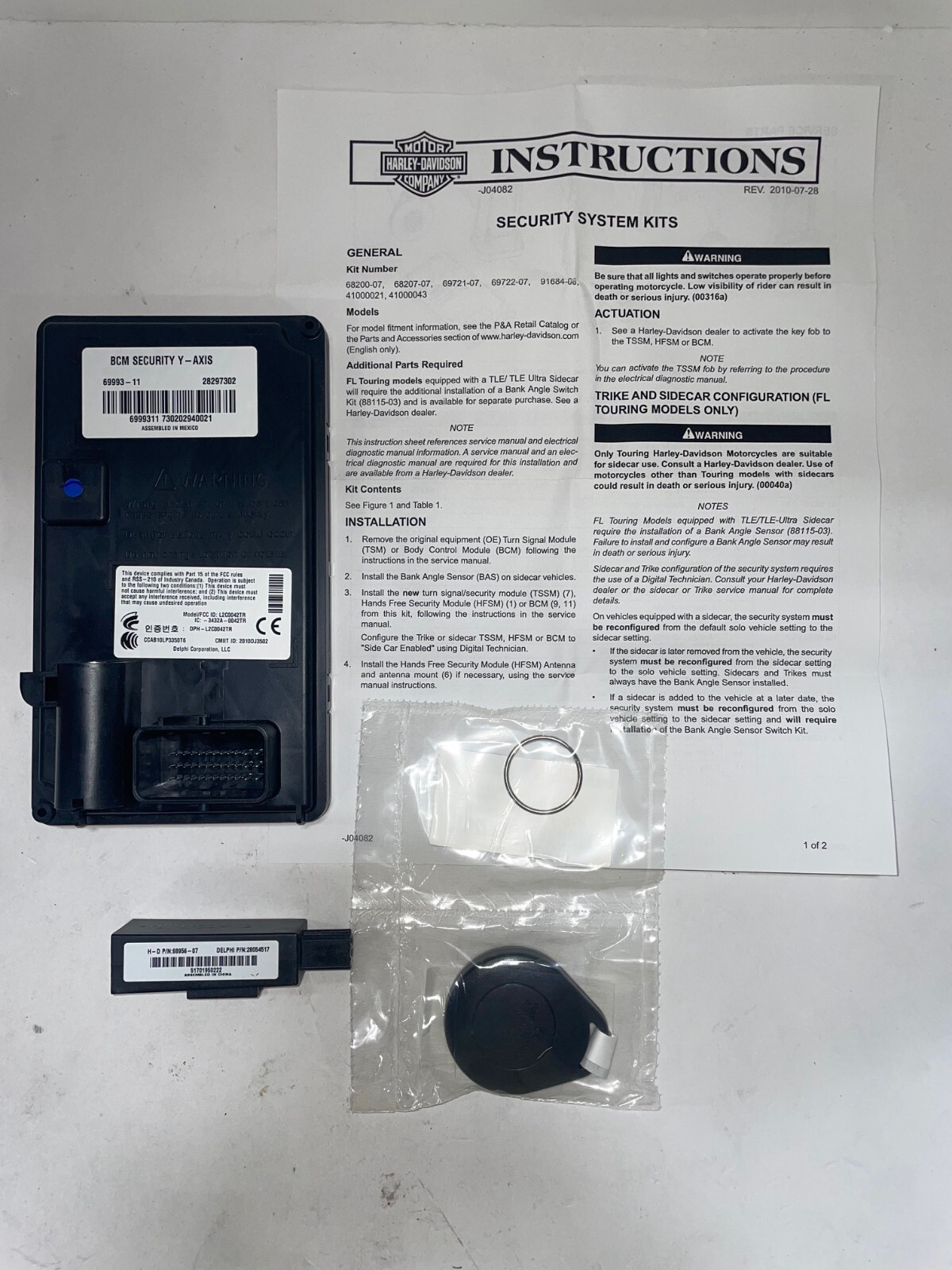 スイッチライト GENUINE HARLEY DAVIDSON 2014-2017 Harley-Davidson Softail