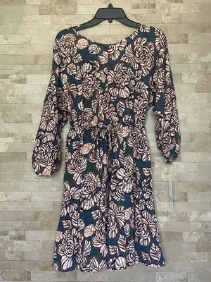 Donna Morgan Sz 0 Retro Floral Print Dress, Short Length, NWT