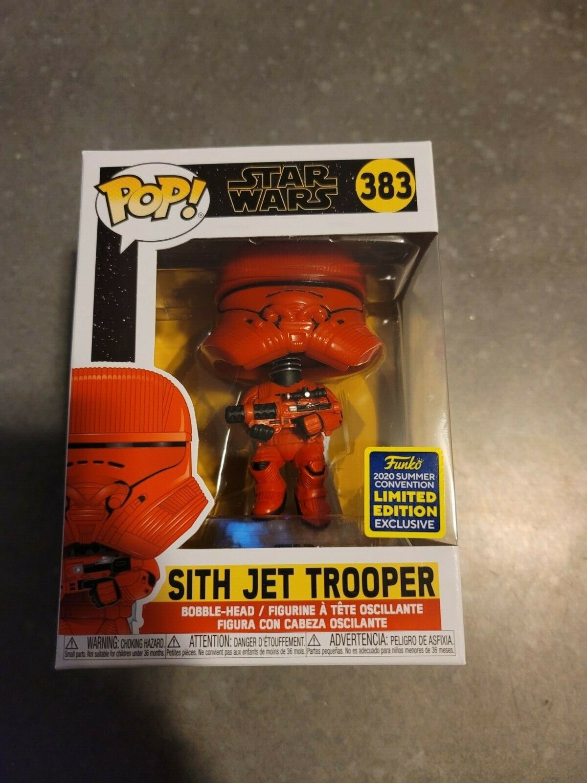 Funko Pop! Star Wars: Sith Jet Trooper 383 Figure - Red