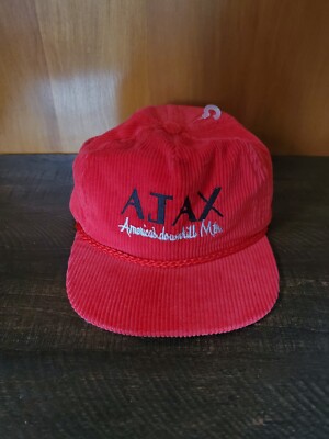 Vintage AJAX America's downhill Mtn rope corduroy hat, New, Ultra Rare, USA Made
