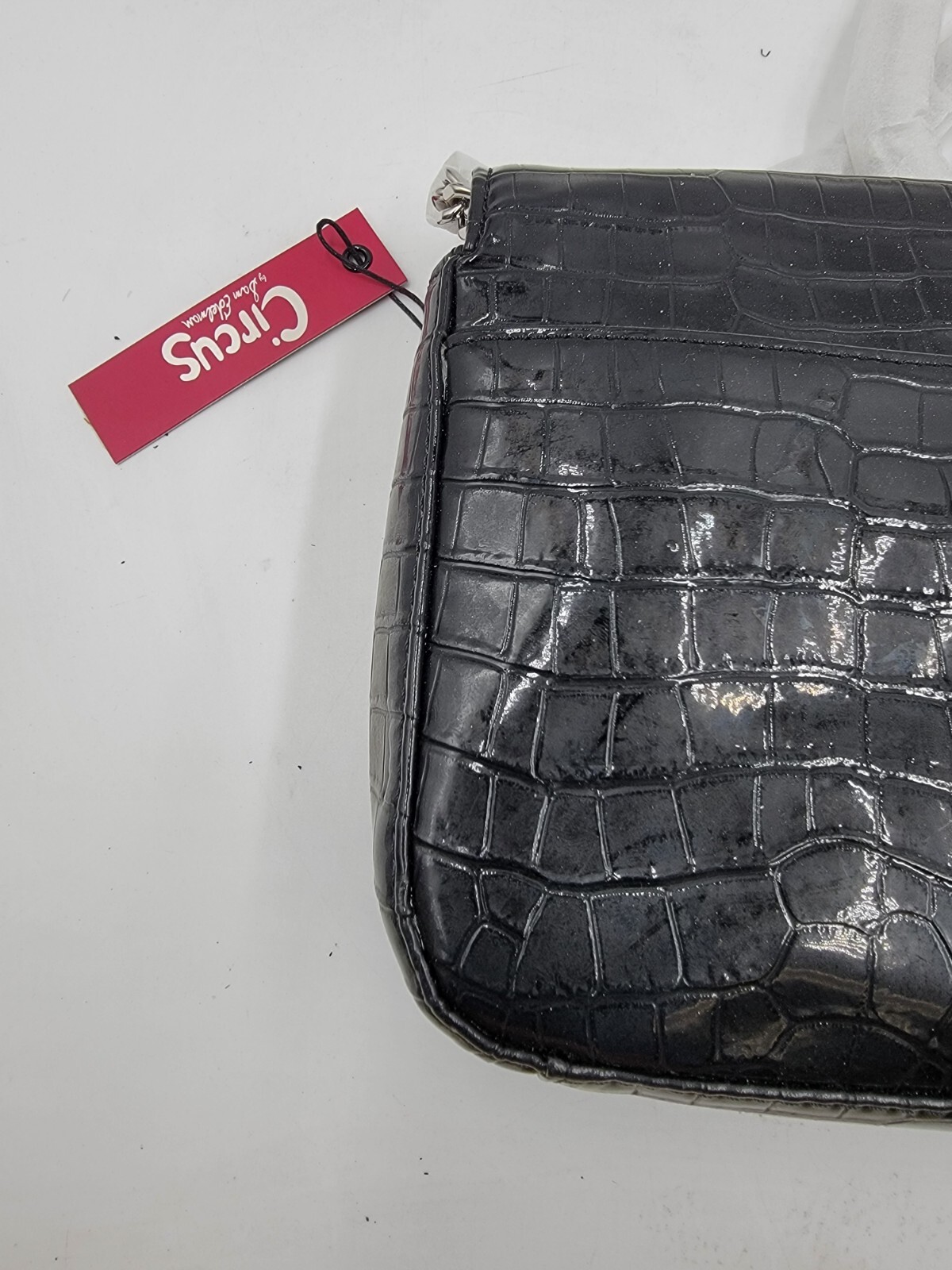 Circus by Sam Edelman Devin Chain Crossbody Bag Women's Black Magnetic Snap - Picture 12 of 16