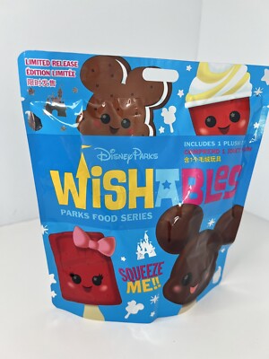 Disney Wishables Parks Food Series Limited Release Blind Bag Plush SEALED NEW