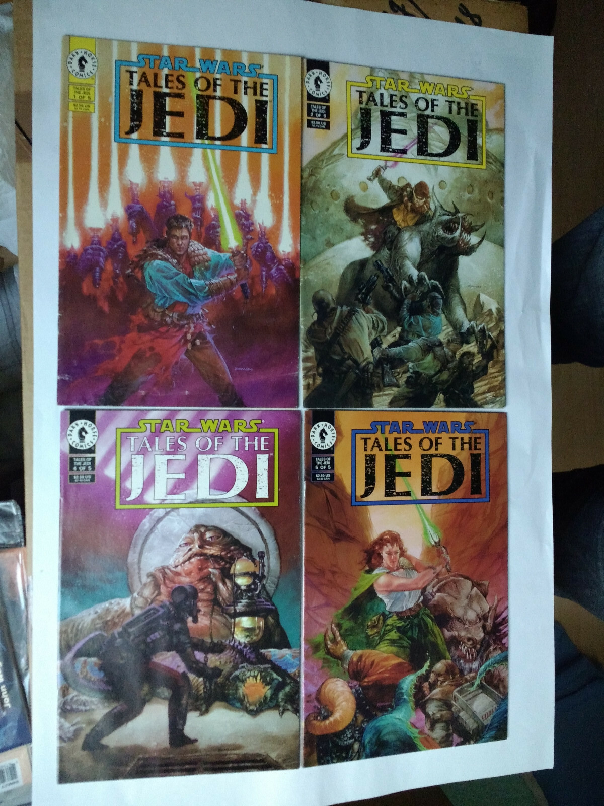 Star Wars Comic Dark Horse Tales of the Jedi Heft 1+2+4+5