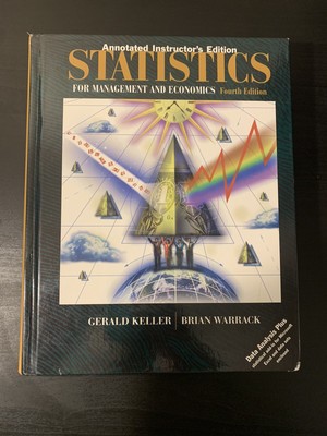 Statistics For Management And Economics Fourth Edition