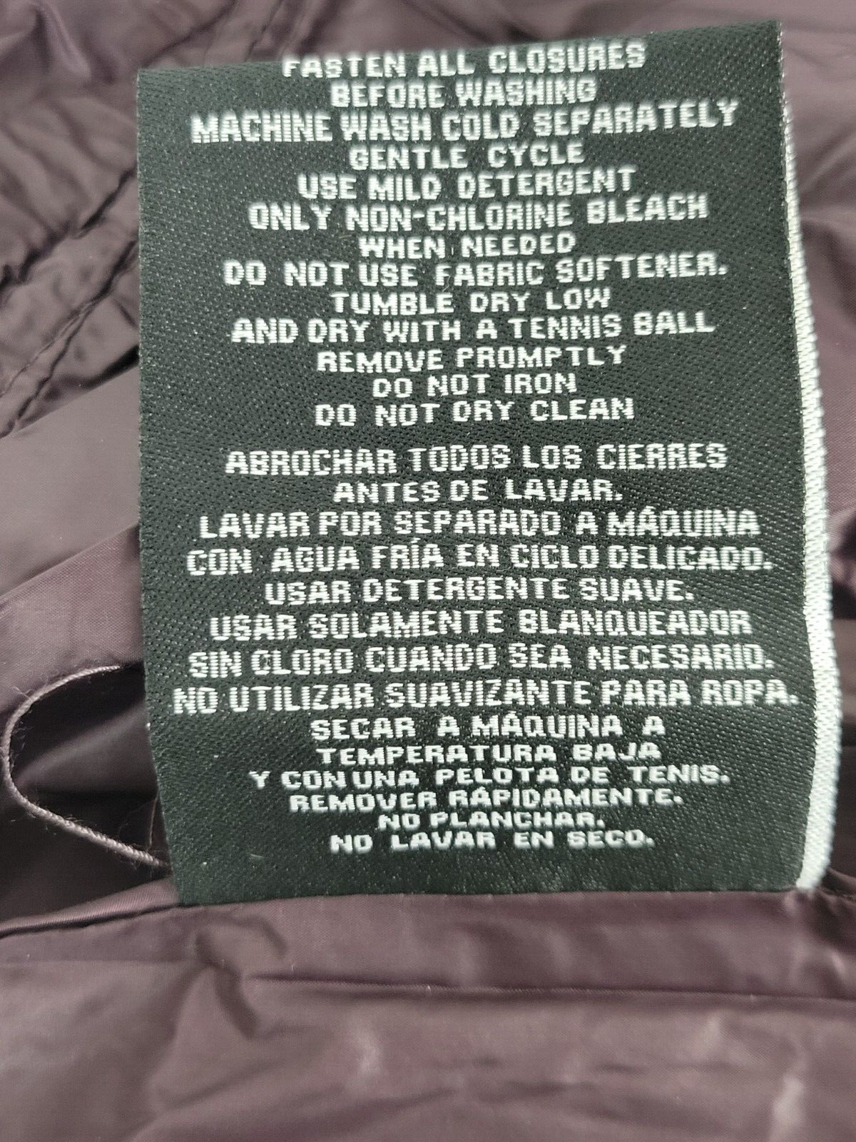 32 Degrees Size XL Burgundy Weatherproof Heat Women Down Snow Skirt Zip Quilted