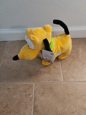 Disney's Baby Pluto Animated Walking Pet Dog Plush Mickey Friends Age 3 + New