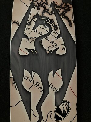 Elder Scrolls V Skyrim Map Skateboard Deck ...Unique Promotional Item