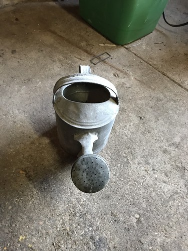 Antique Watering Pale With Spout