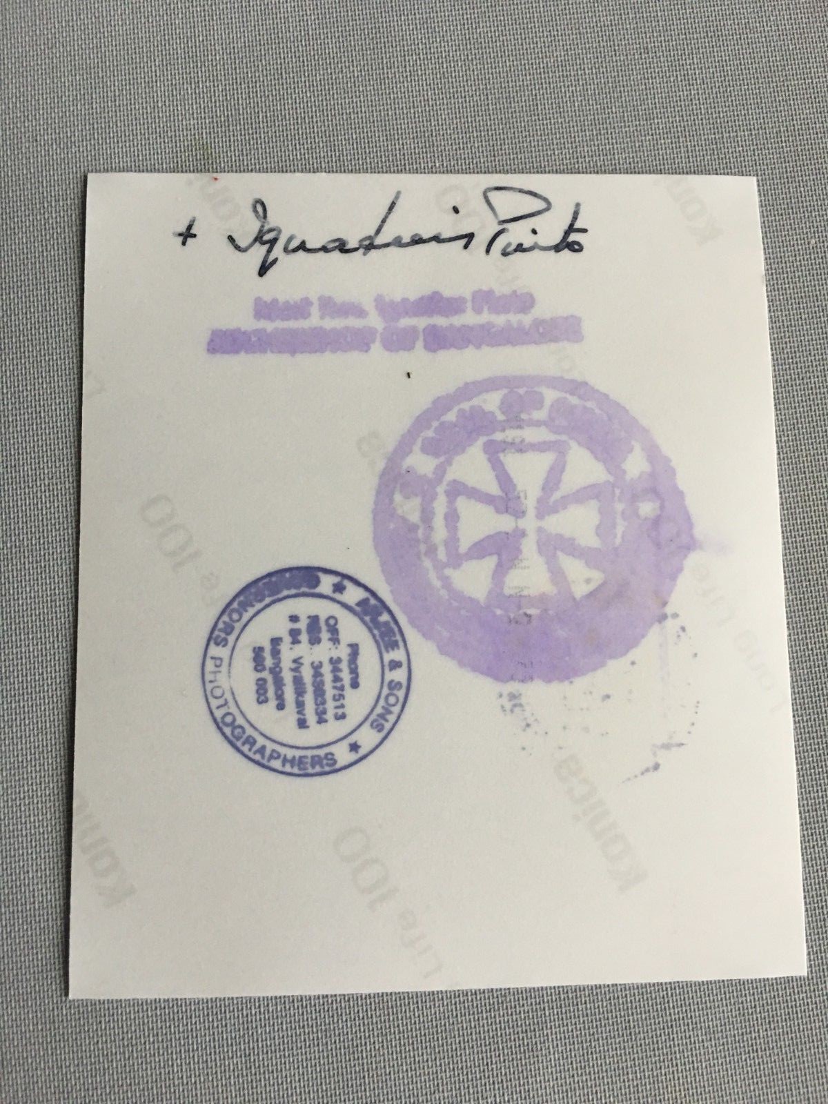 JUDE PAULRAJ (1943-) Bishop India signed photo 3 x 4 rare | eBay