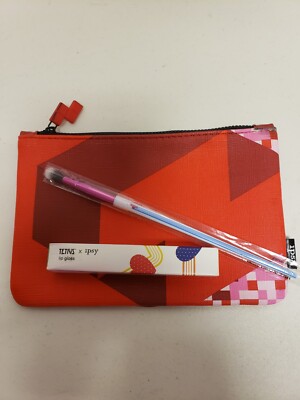 Set of Tetris x ipsy Top Out Eyeshadow & Brush + Matrix Lip Gloss + Bag