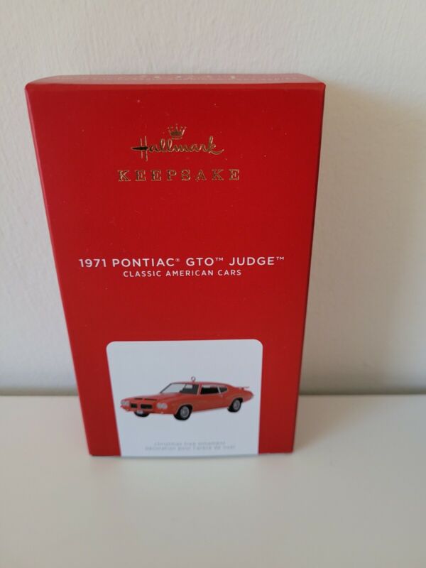 2021 Hallmark Classic American Cars 1971 Pontiac GTO Judge Keepsake Ornament