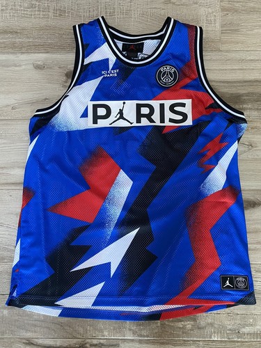 NIKE AIR JORDAN PARIS SAINT GERMAIN PSG BASKETBALL JERSEY 23 BQ8356 480 sz  XXL | eBay