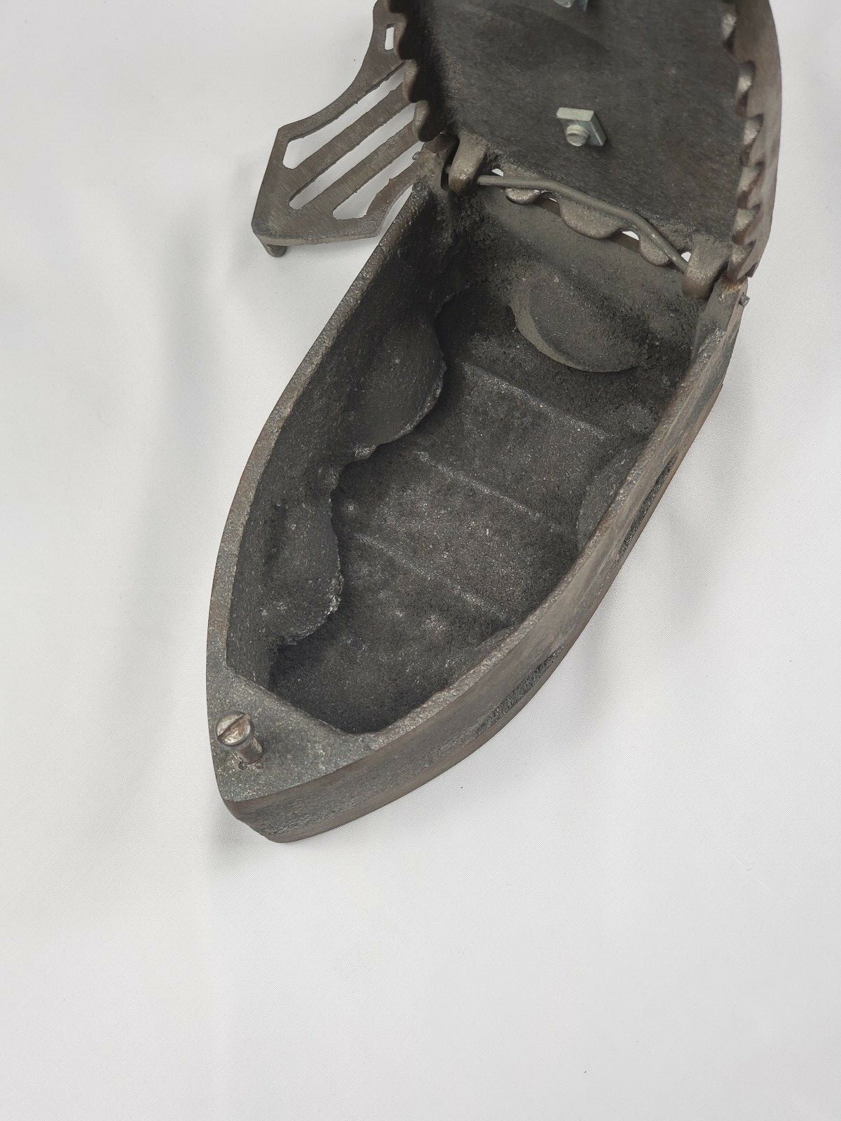 Antique Cast Iron Coal Burning Clothes Iron. Free Shipping!