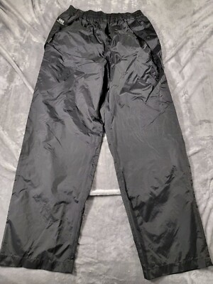 Helly Hansen Pants Men's Medium Black Packable Windbreaker Water Resistant