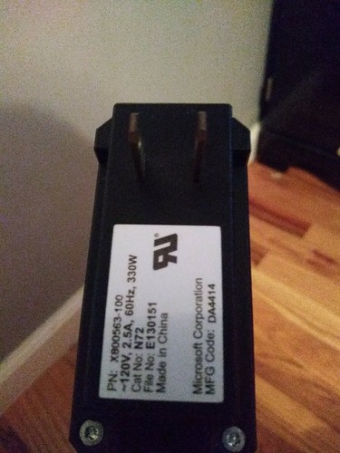 Original Xbox Protection AC Power Cord by Microsoft-USED