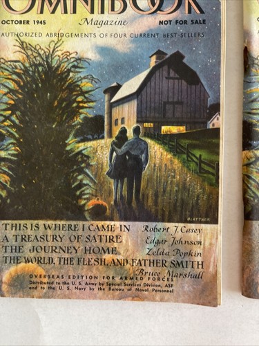 Omnibook October 1945 Authorized Abridgements Of Four Current Best Sellers X2