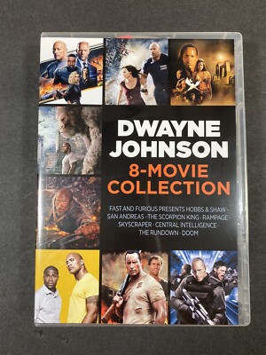 Dwayne Johnson: 8-Movie Collection (DVD) CASE WAS REPLACED