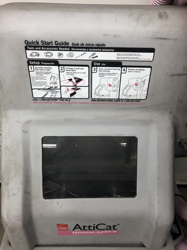 Owens Corning Atticat Fiberglass Insulation Blowing Machine Blower