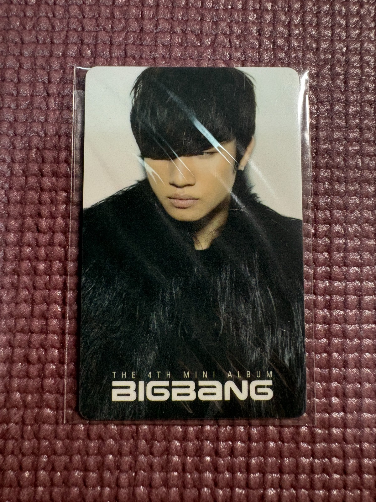 BIGBANG MINI4 CD カード　T.O.P BIGBANG MINI4 CD カード T.O.P BIGBANG MINI 4 4TH ALBUM
