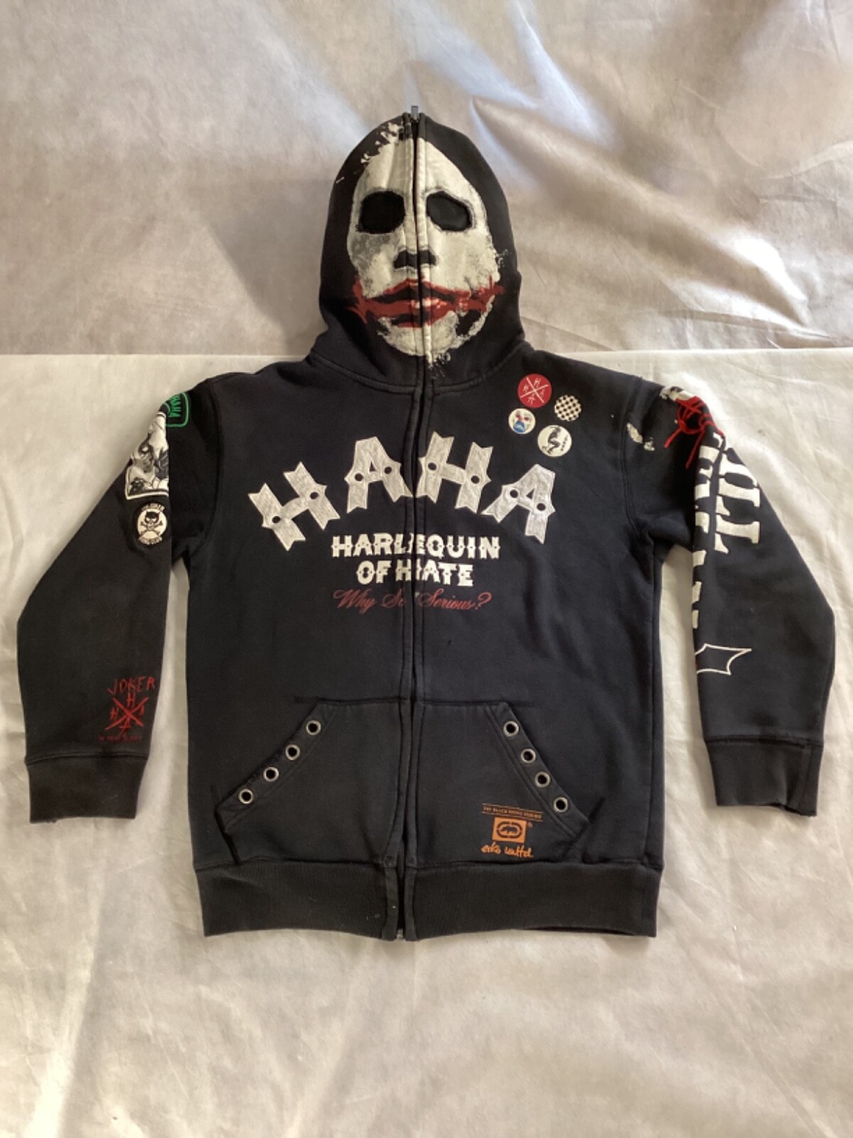 Ecko Unltd The Dark Knight Joker Full Head Zip Masked Ecko Unltd The Dark Knight Joker Full Head Zip Masked
