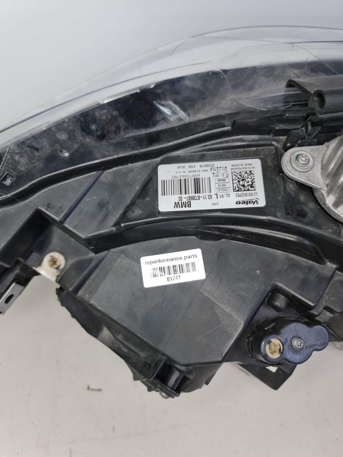 0 Bmw 2018-2021 M2 M2C F87 HEADLIGHT OEM LEFT SIDE LED 63.11-8738687-03 image 7