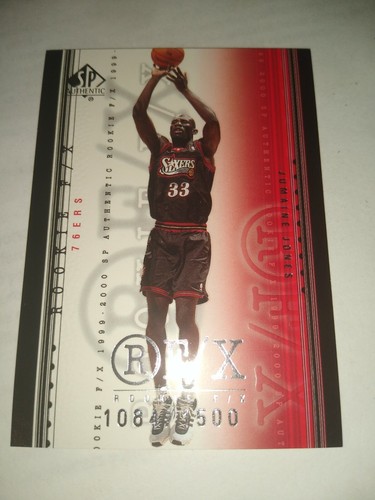 juju選手 セット JUMAINE JONES 1999 SP AUTHENTIC ROOKIE F/X #113 1084/1500