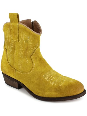 

ARTISAN BY ZIGI Женские желтые кожаные ботильоны Snakeprrint Western Mireya, Желтый, MIREYA