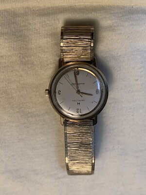 Vintage 33mm Hamilton Masterpiece Men's Automatic Wristwatch Swiss 10k Gold